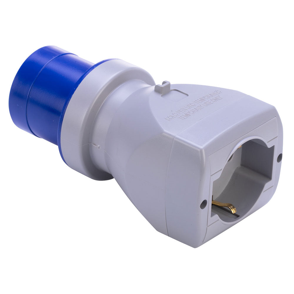 Adattatore IEC309 / PR. Civile 10/16A 230V~ 648 - Polypool Adattatore IEC309 / PR. Civile 10/16A 230V~ 648 - Polypool